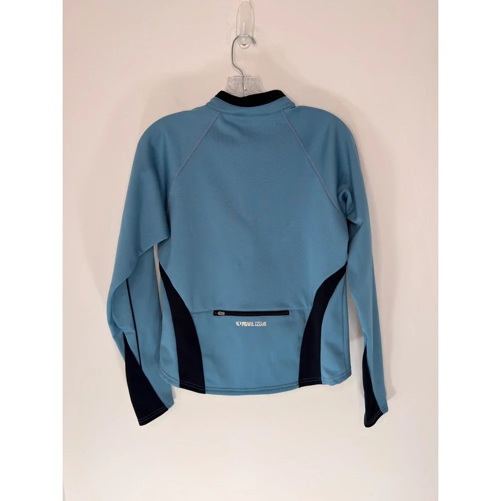 Pearl Izumi Full Zip Jacket Women's Blue Cycling Gorpcore Long Sleeve Medium - Picture 13 of 16